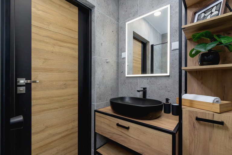 Bathroom 2, Deluxe Studio Cracow Arianska by Noclegi Renters, Kraków City