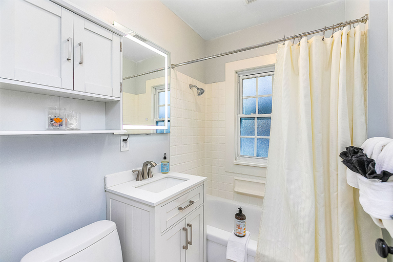Bathroom, Skyline Blue House in Greenwood, Seattle