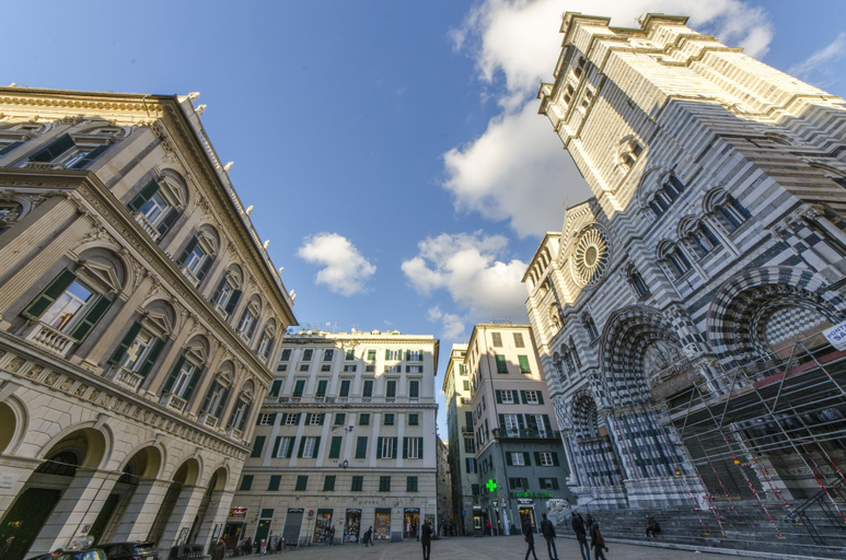 Aerial view, JOIVY Modern Flat In The Perfect Centre Of Genoa, Genova