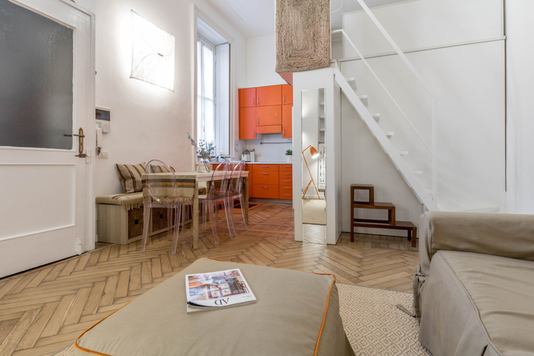 Living area 2, JOIVY Modern Studio Near City Centre, Milano