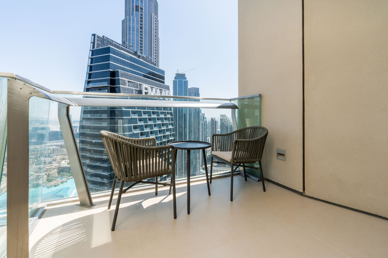 Balcony 3, Vacay Lettings - Burj Vista Tower 1, Dubai