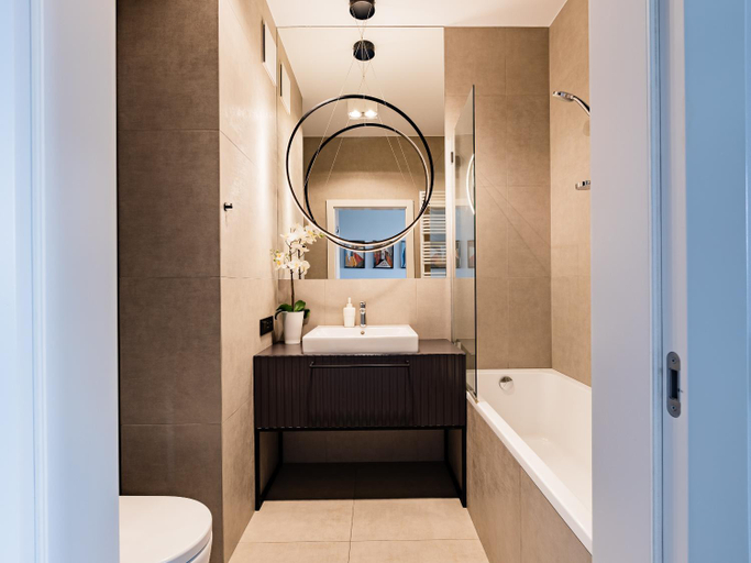 Bathroom 3, Kolejowa ApartHotel, Warsaw