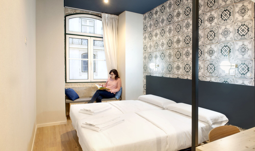 Bedroom 2, The Central House Lisbon Baixa - Hostel, Lisbon