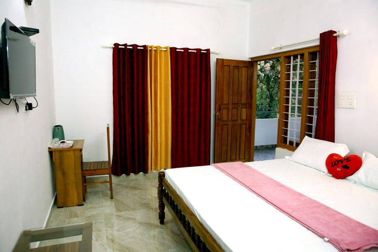 Bedroom 2, THEKKADY HOMES, Idukki
