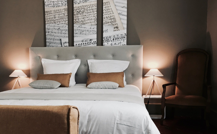 Bedroom 3, Maison d'hôtes La Domitia, Hérault