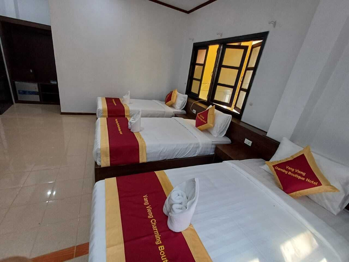 Bedroom 2, Vang Vieng Charming Boutique Hotel, Vangvieng