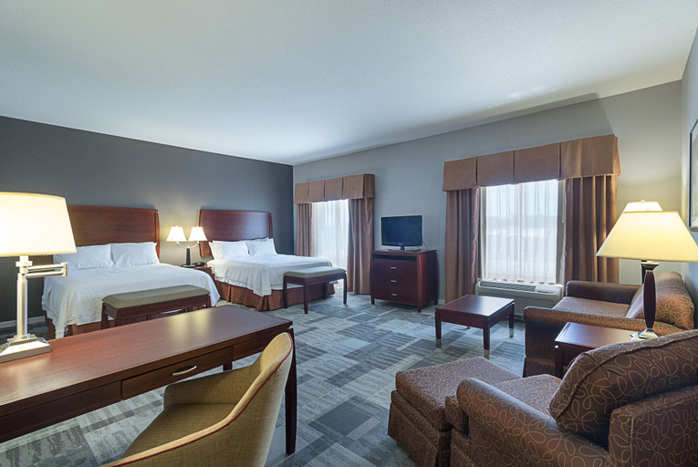 Bedroom 4, Hampton Inn & Suites Indianapolis/Brownsburg, Hendricks