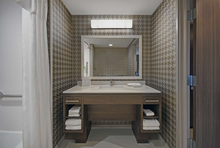 Bathroom 3, Home2 Suites by Hilton Columbus, Bartholomew