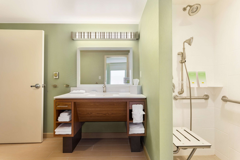 Bathroom 4, Home2 Suites by Hilton Fargo, ND, Cass