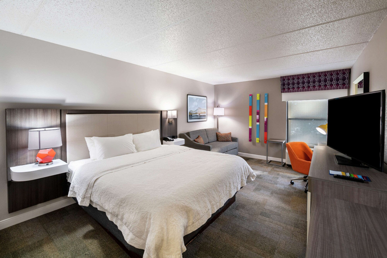 Bedroom 3, Hampton Inn Gainesville, Hall