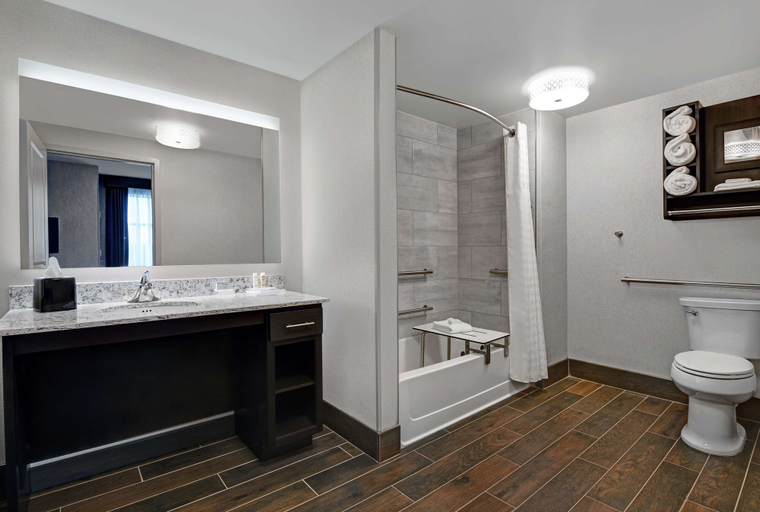 Bathroom 5, Homewood Suites by Hilton Edison Woodbridge, Middlesex