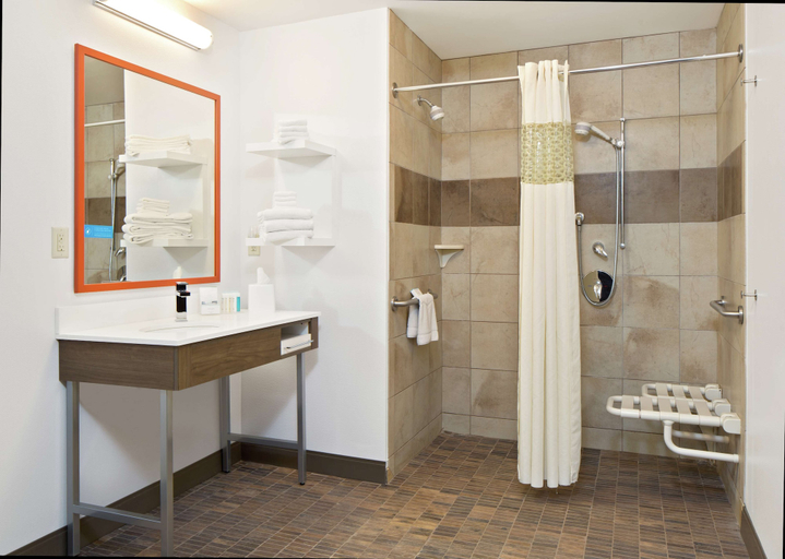 Bathroom 4, Hampton Inn & Suites Spokane Valley, Spokane