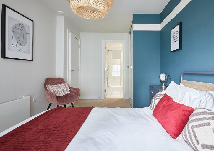 Bedroom 1, The Glassworks by Ritual Stays, Hertfordshire