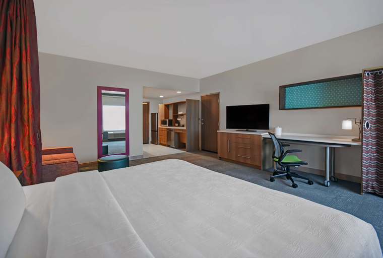 Bedroom 2, Home2 Suites by Hilton Columbus, Bartholomew