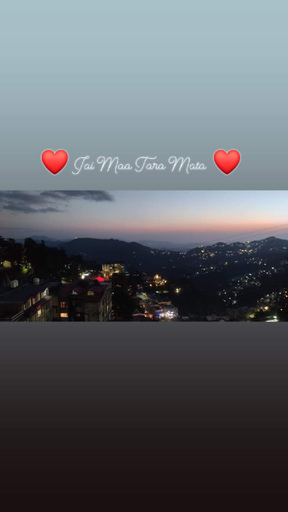 View, New mehdudia B & B, Shimla