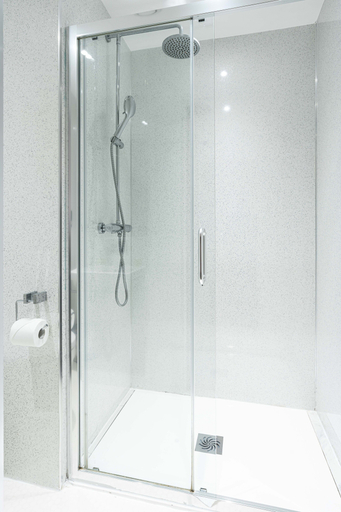 Bathroom 5, Lancaster Court Hotel, London