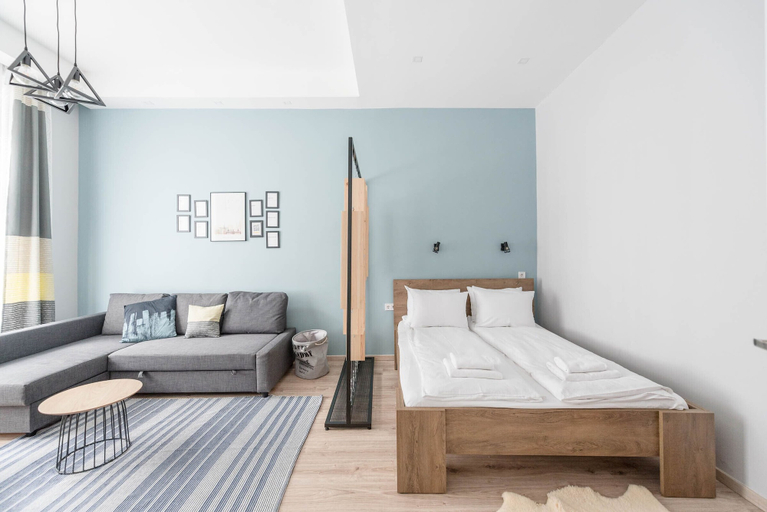 Bedroom 3, Venus Apartments - Market Hall, Budapesti