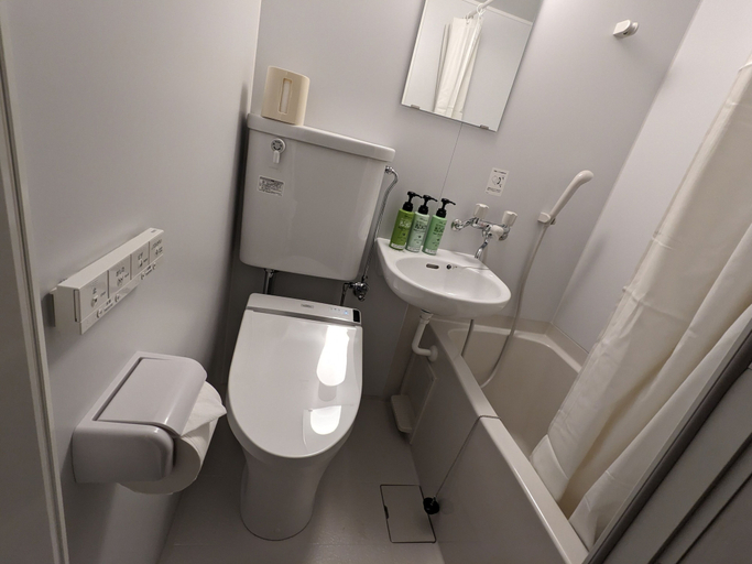 Bathroom 4, Log cabin rental & Finland Sauna Step House, Yamanakako