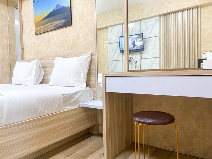 Bedroom 5, Minimalist Studio (No Kitchen) at Green Bay Pluit Apartment By Travelio, North Jakarta