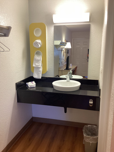 Bathroom 5, Motel 6 North Palm Springs, CA - North, Riverside