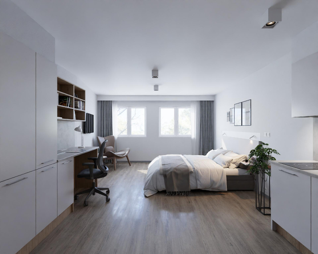 Bedroom 4, Home and Coliving Bonn Aparthotel, Bonn