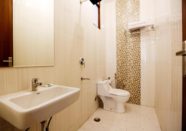 Bathroom 3, Airport Hotel Chanakya, Delhi