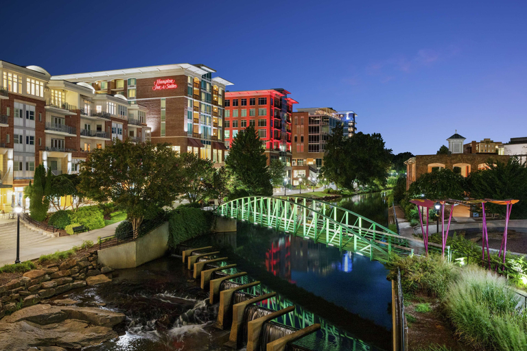 Exterior & Views 2, Hampton Inn & Suites Greenville-Downtown-RiverPlace, Greenville
