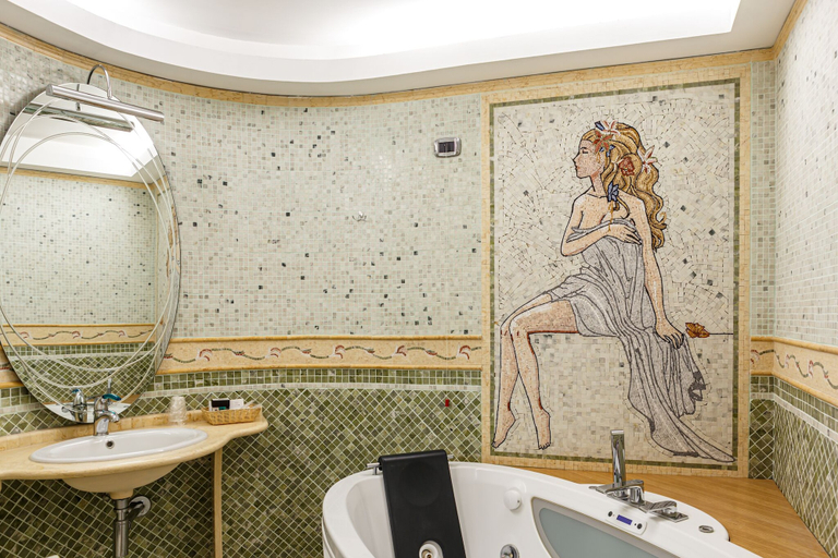 Bathroom 5, Hotel Villa Sofia, Viterbo