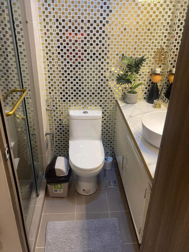 Bathroom 2, Coast Residence 4026 PENTHOUSE 1 Bedroom Condo with Wifi & Netflix, Pasay City