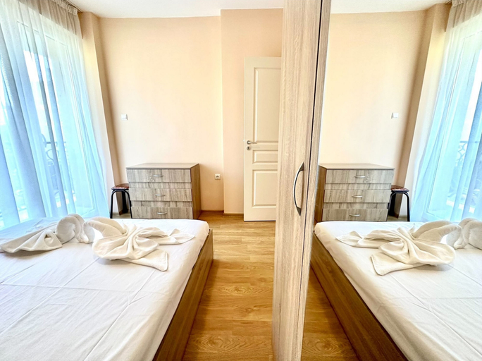 Bedroom 2, Menada Apartments in Messembria Resort, Nesebar