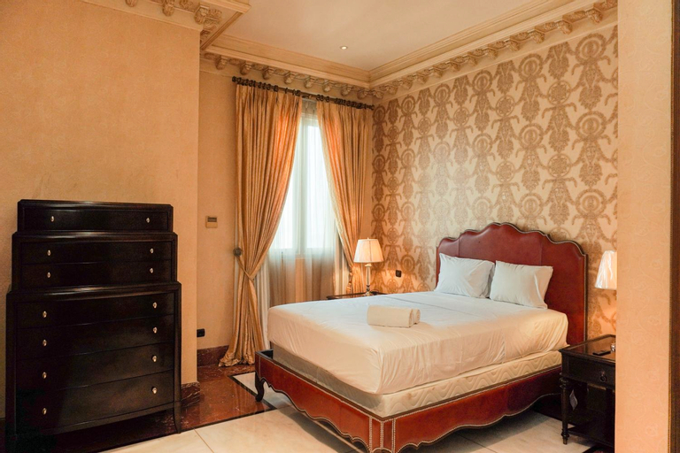Bedroom 3, Luxurious and Strategic 4BR Da Vinci Apartment By Travelio, Central Jakarta