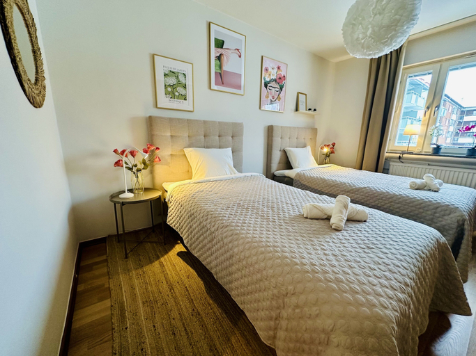 Bedroom 3, Prinshöjden Hotel - Central Apartments, Katrineholm