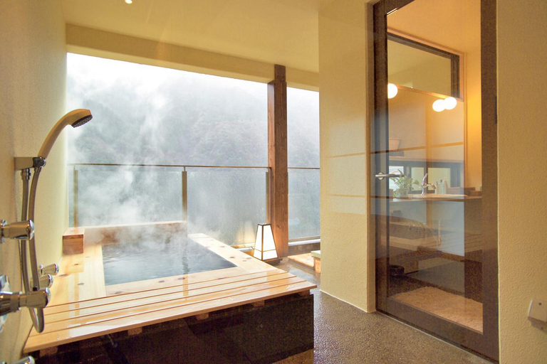 Bathroom 4, Wanoyado Hotel Iya Onsen Natural Hot Spring, Miyoshi