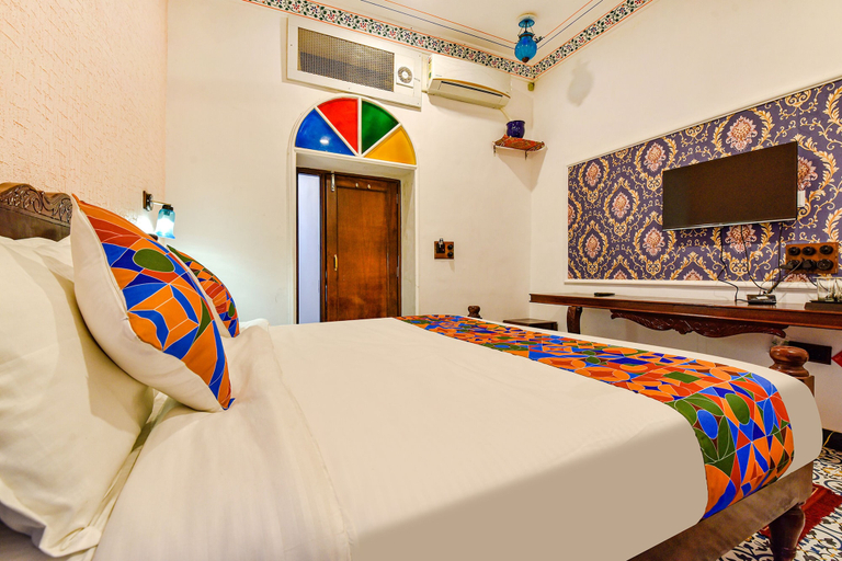 Bedroom 2, Fabhotel Ambika Chirwa House, Udaipur