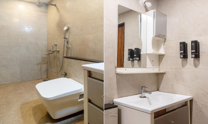 Bathroom, Treebo Anjani Fortune Suites, Bangalore