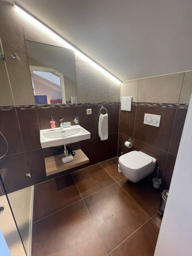 Bathroom 4, Hotel La Belle Croix, La Glâne