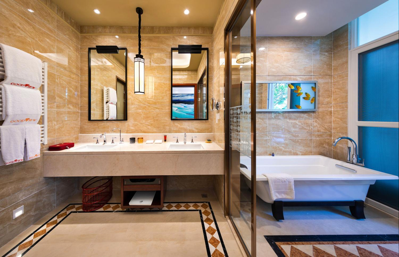 Bathroom 5, Goodview Hotel Sangem Tangxia, Dongguan
