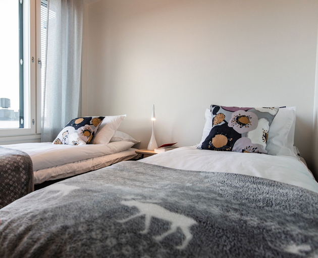 Bedroom 3, Nordica Design Residence Rovaniemi, Lapland