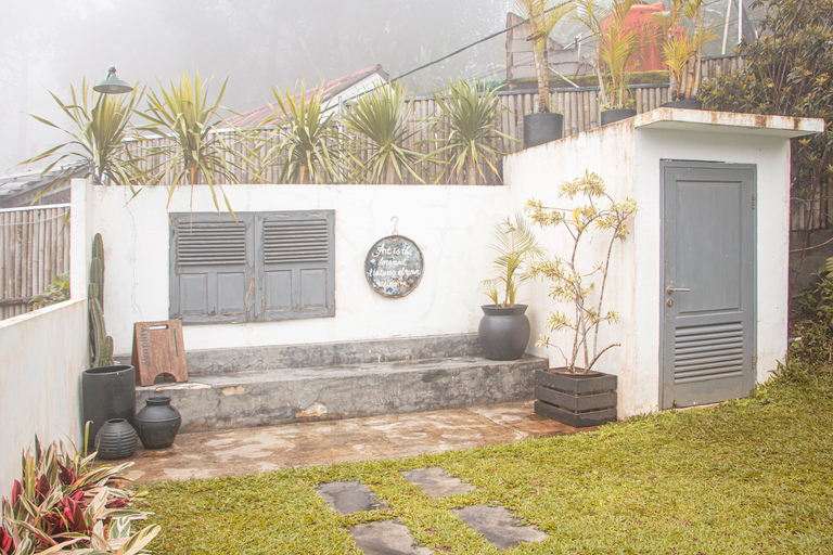 Exterior & Views 2, Villa Memory-Modern White open kitchen, Bogor