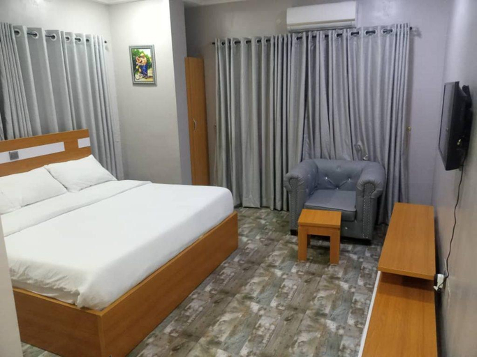 Bedroom 2, Camas Hotel & Suite Asero Abeokuta, Abeokuta South