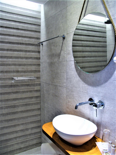 Bathroom 4, Chryssi Akti Hotel Andros Sure Hotel Collection by Best Western, South Aegean