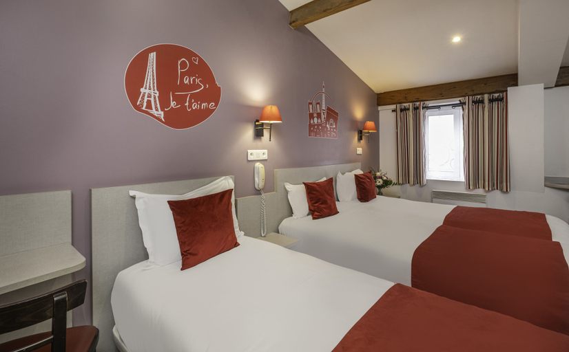 Bedroom 3, Hotel Saint Georges Lafayette, Paris