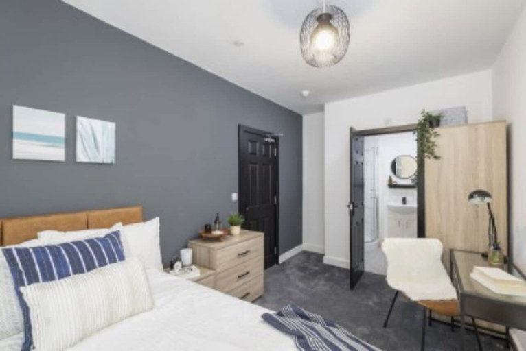 Bedroom 4, The Residency Rooms Liverpool, Wirral