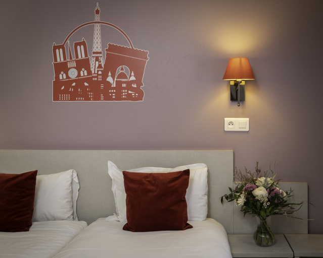 Bedroom 3, Hotel Saint Georges Lafayette, Paris