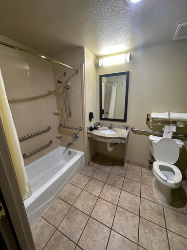 Bathroom 4, Sleep Inn & Suites at Six Flags, Bexar