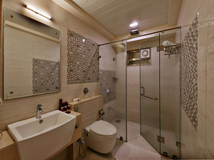 Bathroom 3, Sarovar Portico Gir, Junagadh