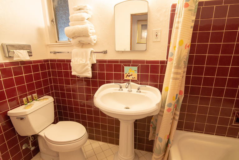 Bathroom 4, Sands Motel, Laramie