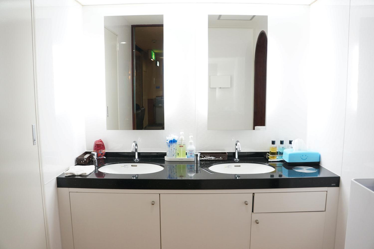 Bathroom 4, Capsule Hotel 310, Katsushika