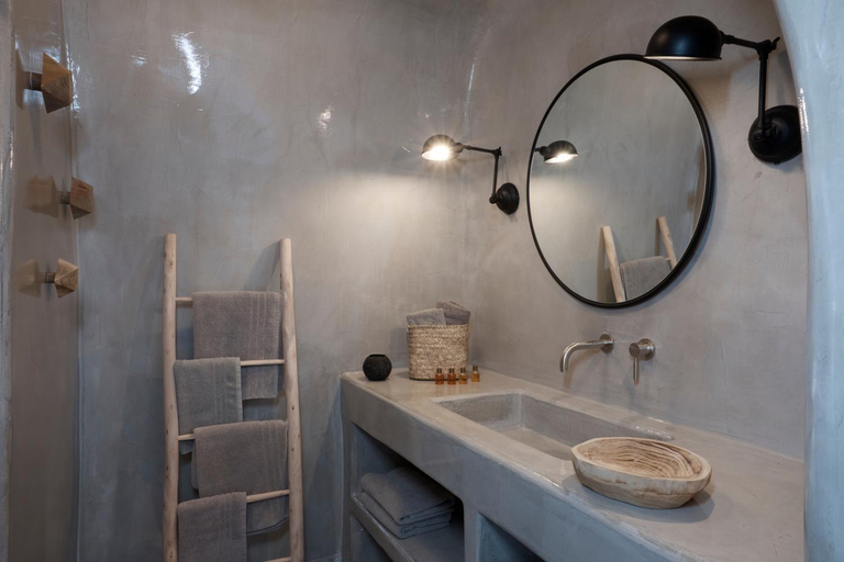 Bathroom 5, Virginia's Cave Villas, South Aegean