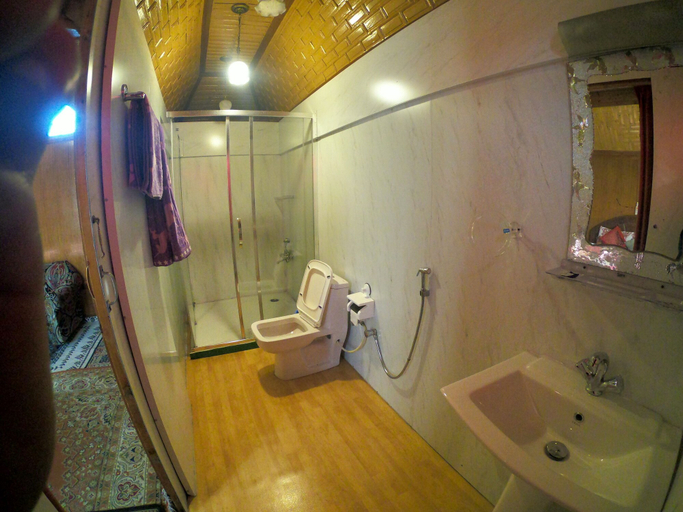 Bathroom 5, Goona palace houseboats, Srinagar